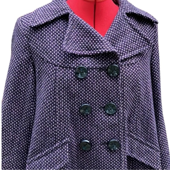 Miss Sixty Purple tweed Coat - Picture 3 of 5
